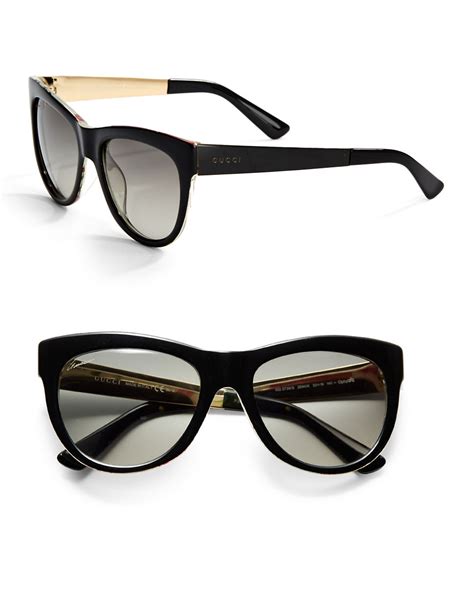 gucci cats eye sunglasses|gucci 55mm cat eye sunglasses.